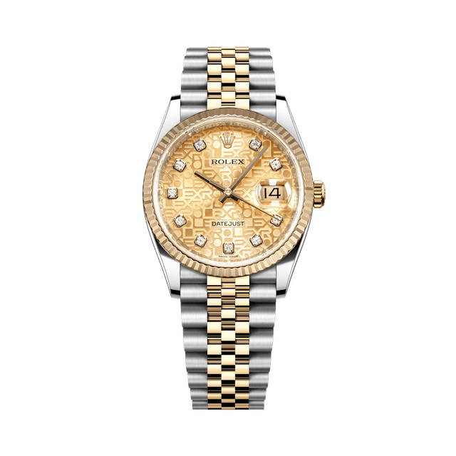 Datejust 36mm, st/yg, Champagne Jub 10rd dial, Jubilee Bracelet