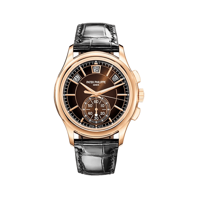 Complications Annual Calendar Chrono 42mm, RG, Brown Sunburst dial, Brown Leather Strap