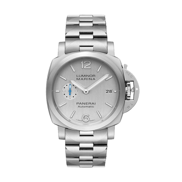 LUMIMOR 42 MARINA P9010 STEEL STEEL SILVER V0483/1000