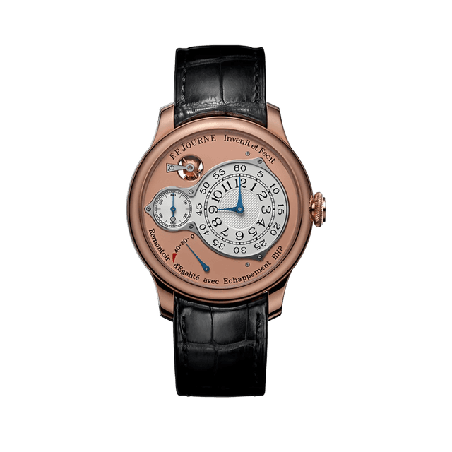 Chronometre Optimum Cal 1510 RG,  42mm, Rose Gold/White Dial, Black Croco Strap
