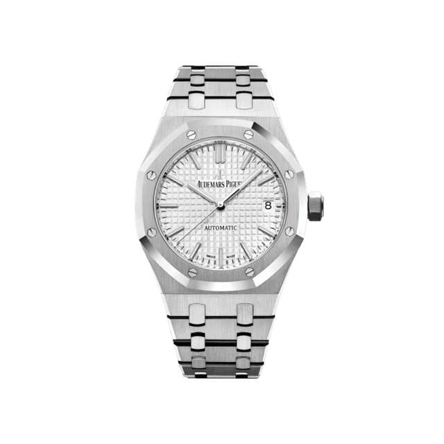 Royal Oak 37mm, Steel, Silver dial, Bracelet