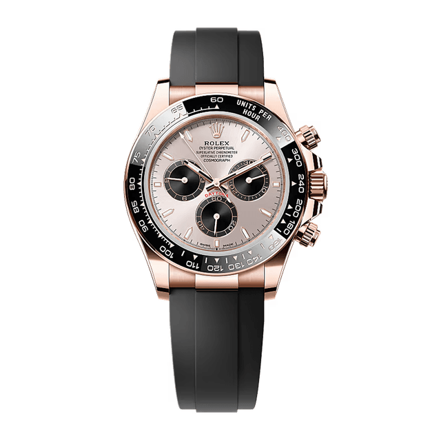 Daytona RG, Sundust/Black dial, Oysterflex