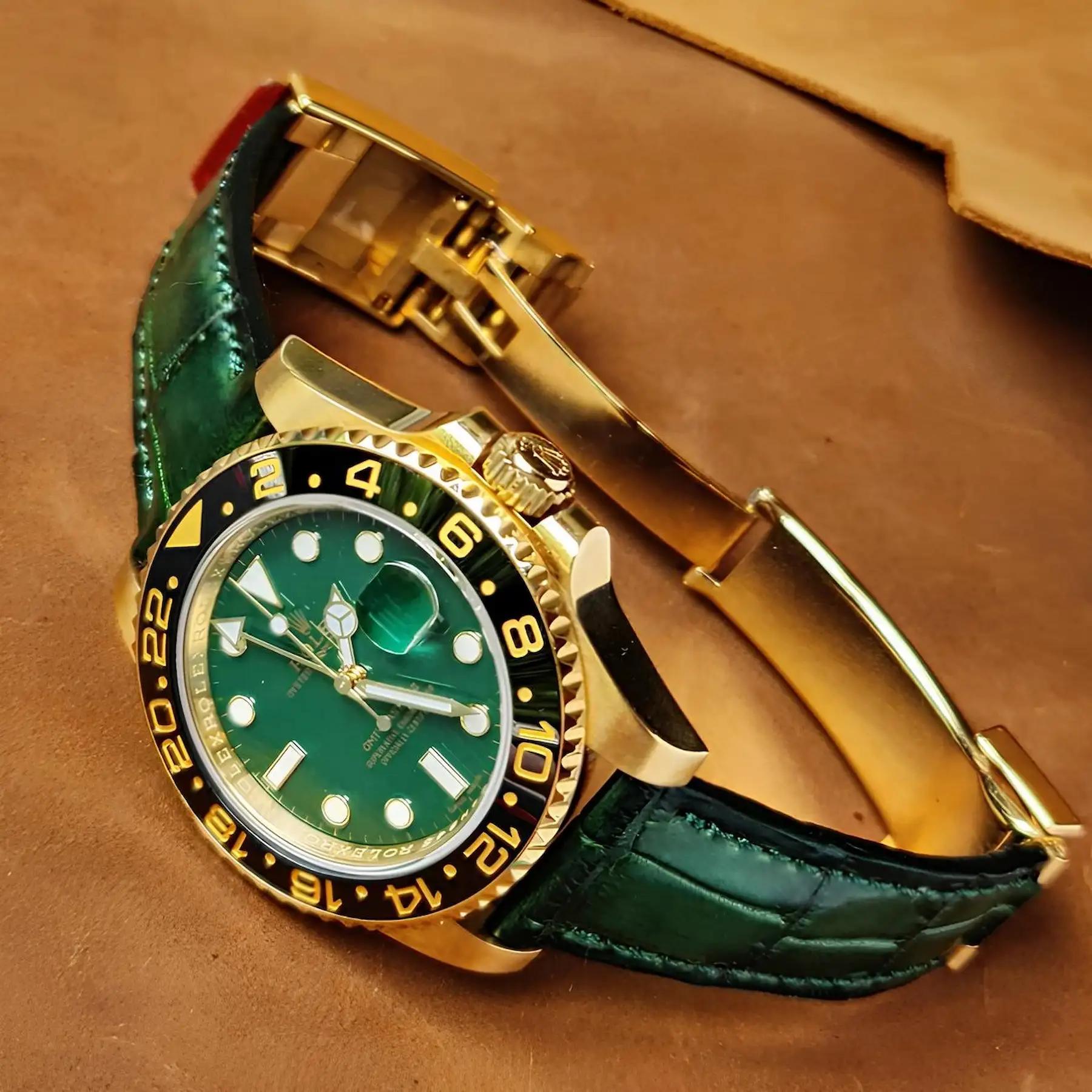 Emerald Croco – Crocodile Watch Strap