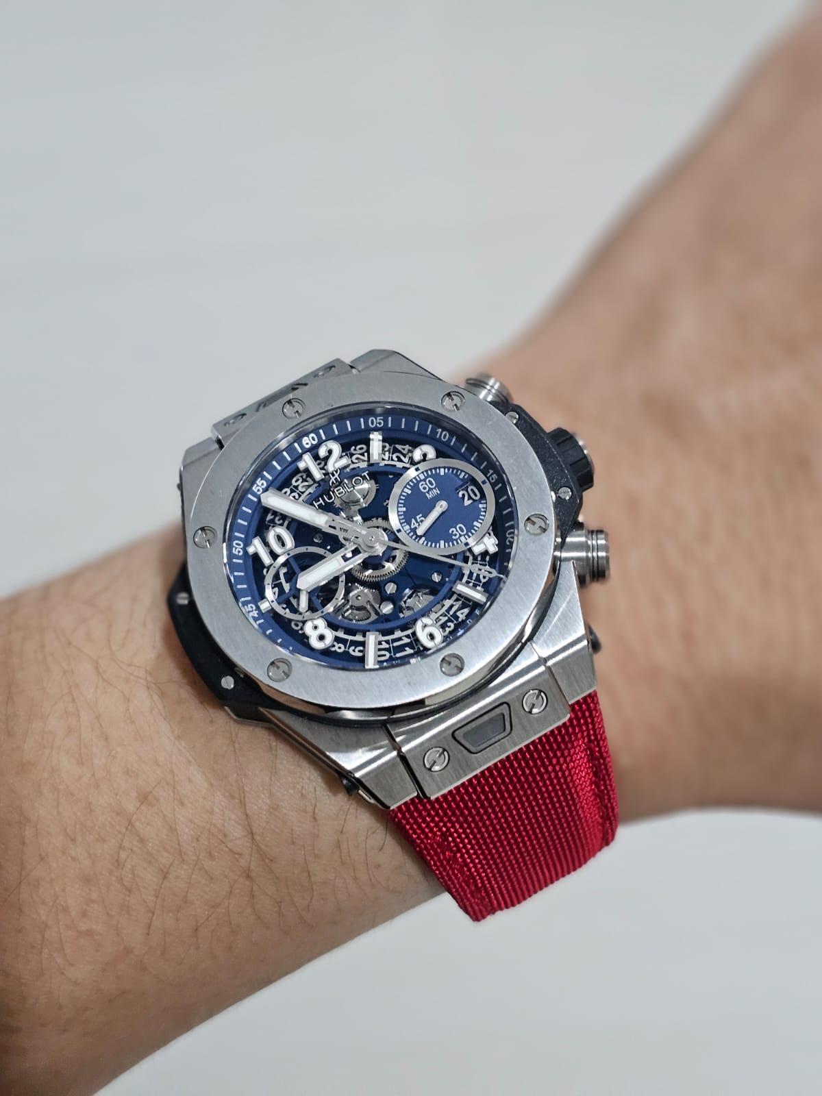 Hublot Canvas Strap – Kevlar Red