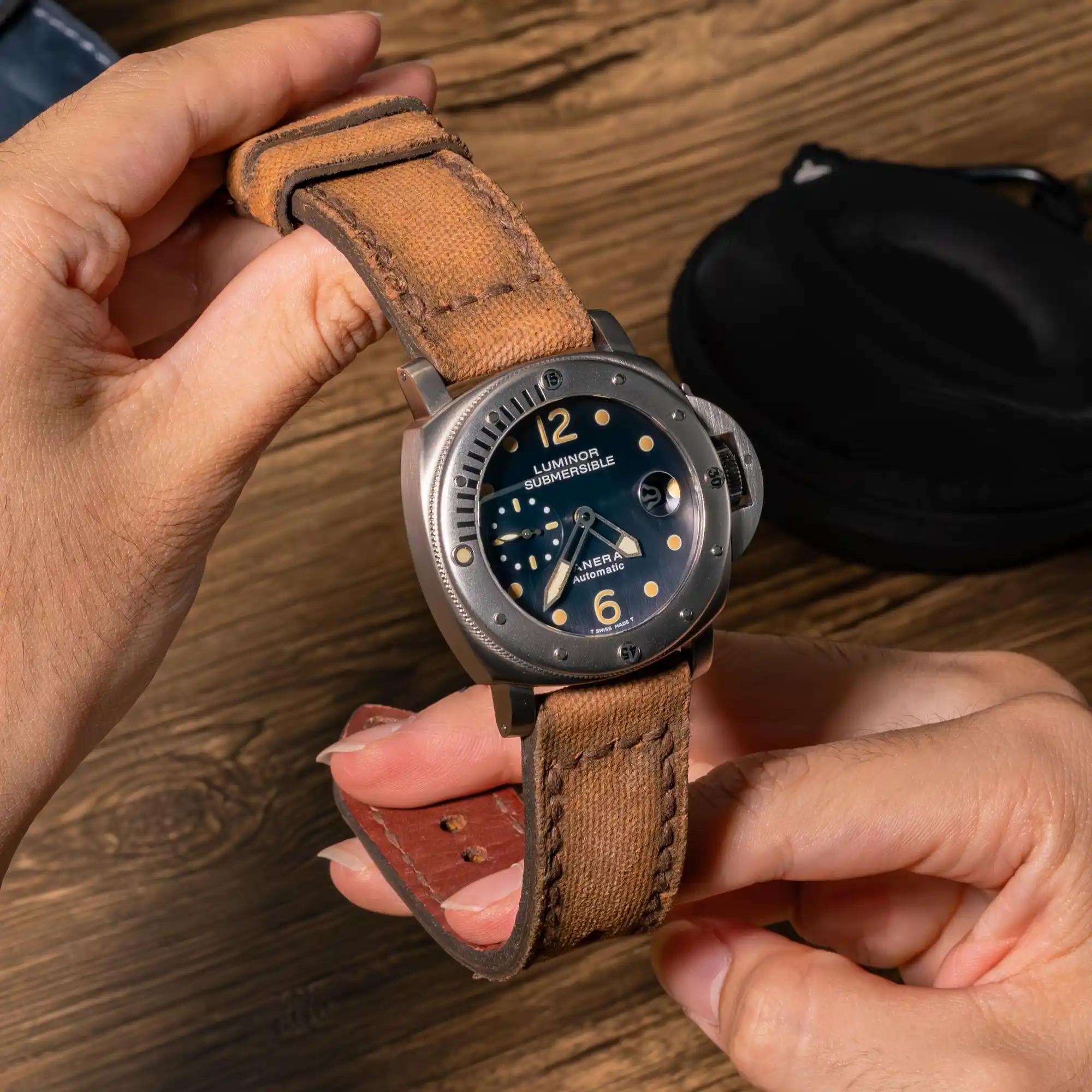 Canvas Beige No. 3 – Canvas Watch Strap
