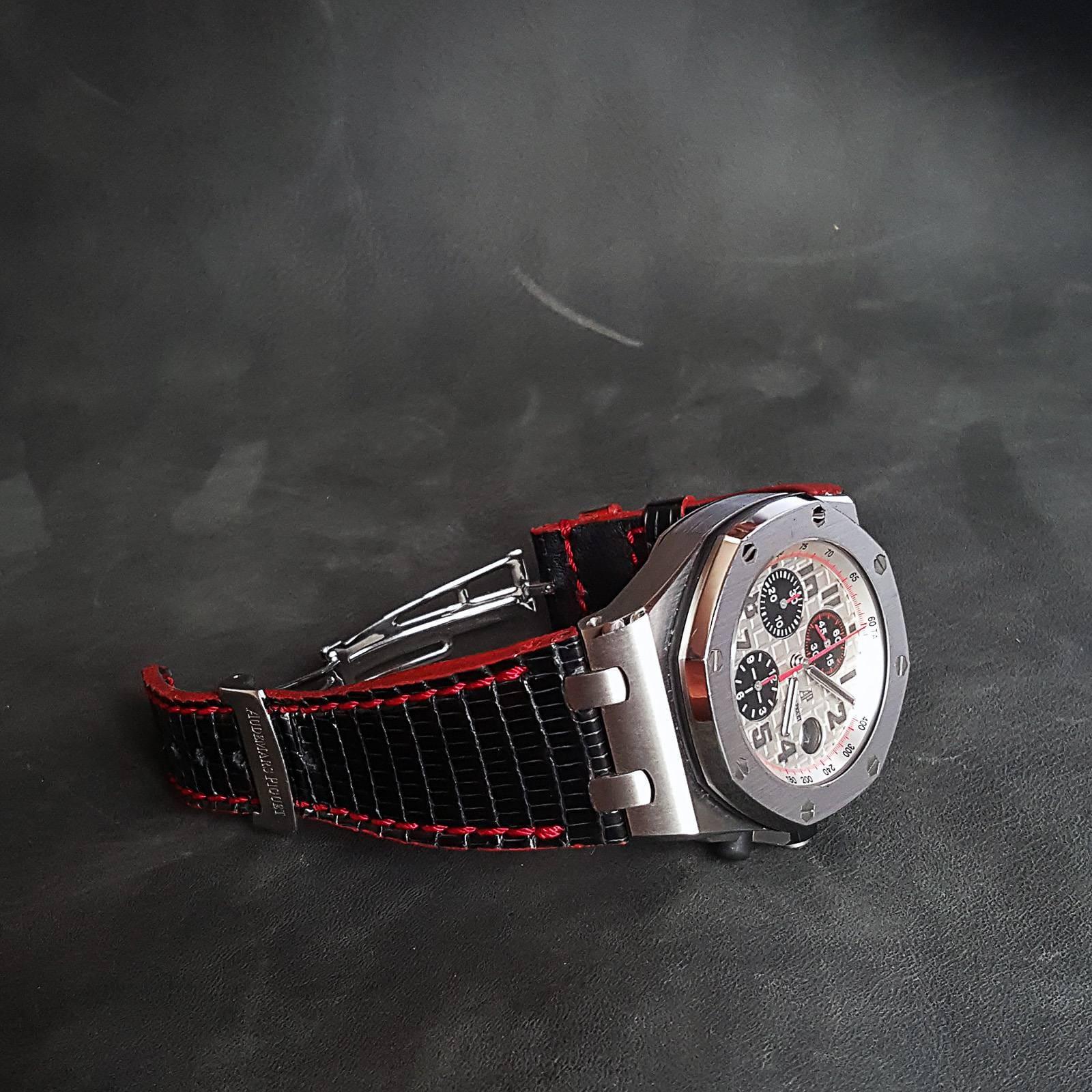 AP Lizard Strap – Black Lizard