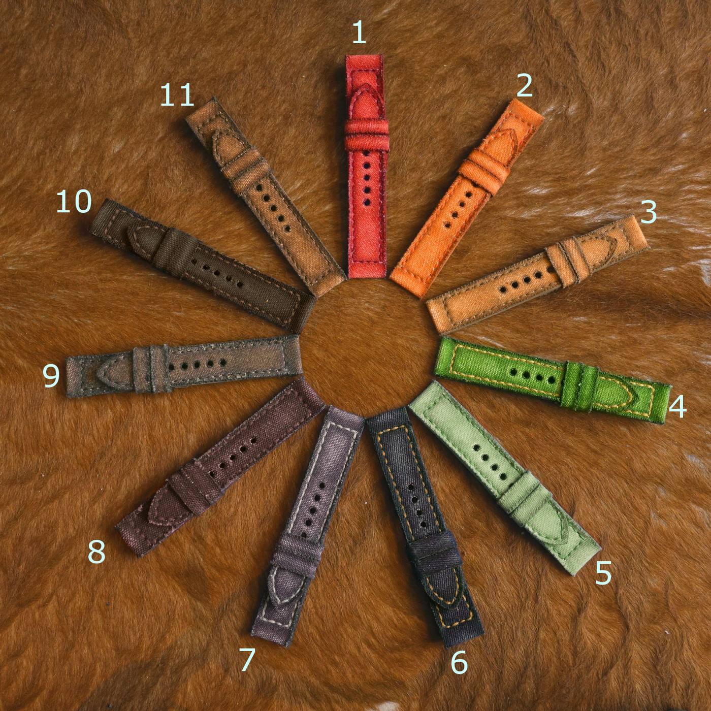 Multicolor Canvas – Canvas Watch Strap