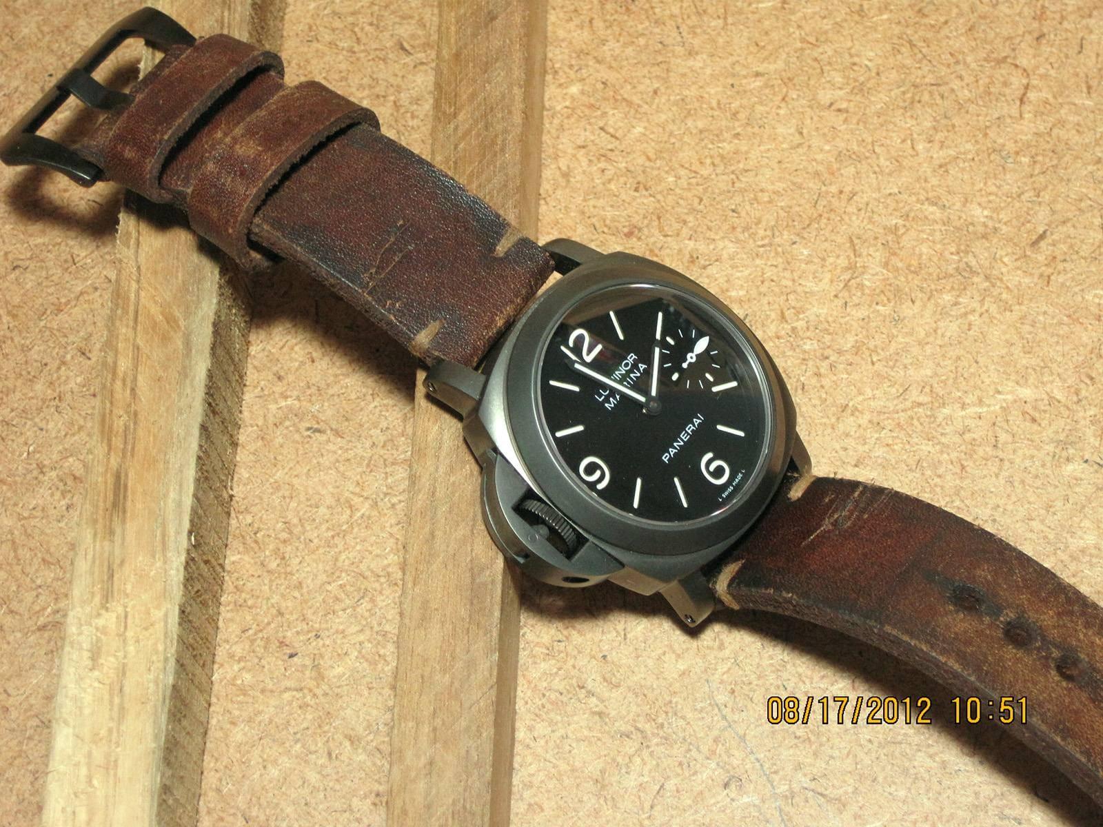 Caitlin 4 Minimal Stitch – Leather Watch Strap