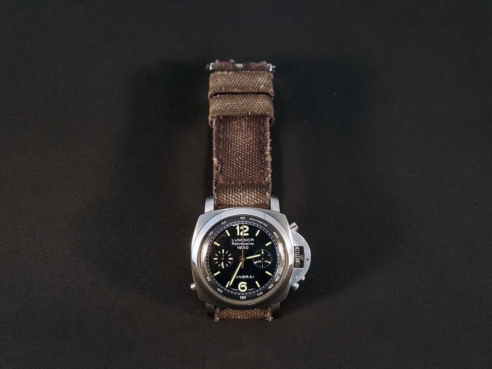 Canvas Purplish Brown No. 8 – Canvas Watch Strap