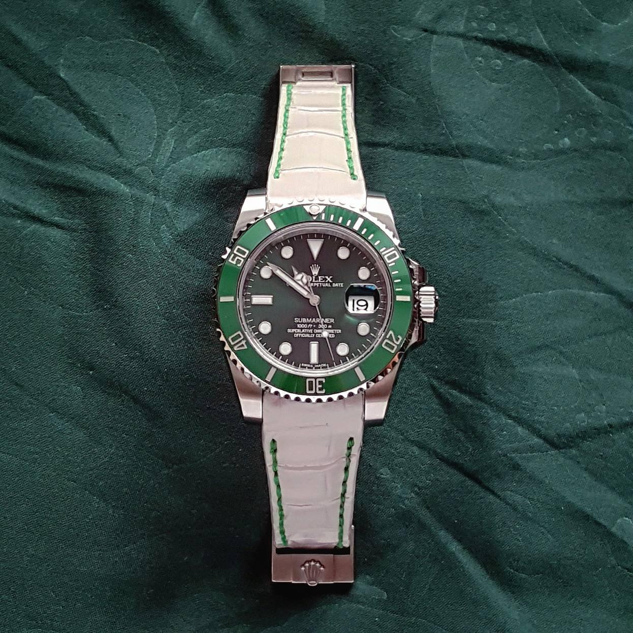 Off White Croco – Crocodile Watch Strap