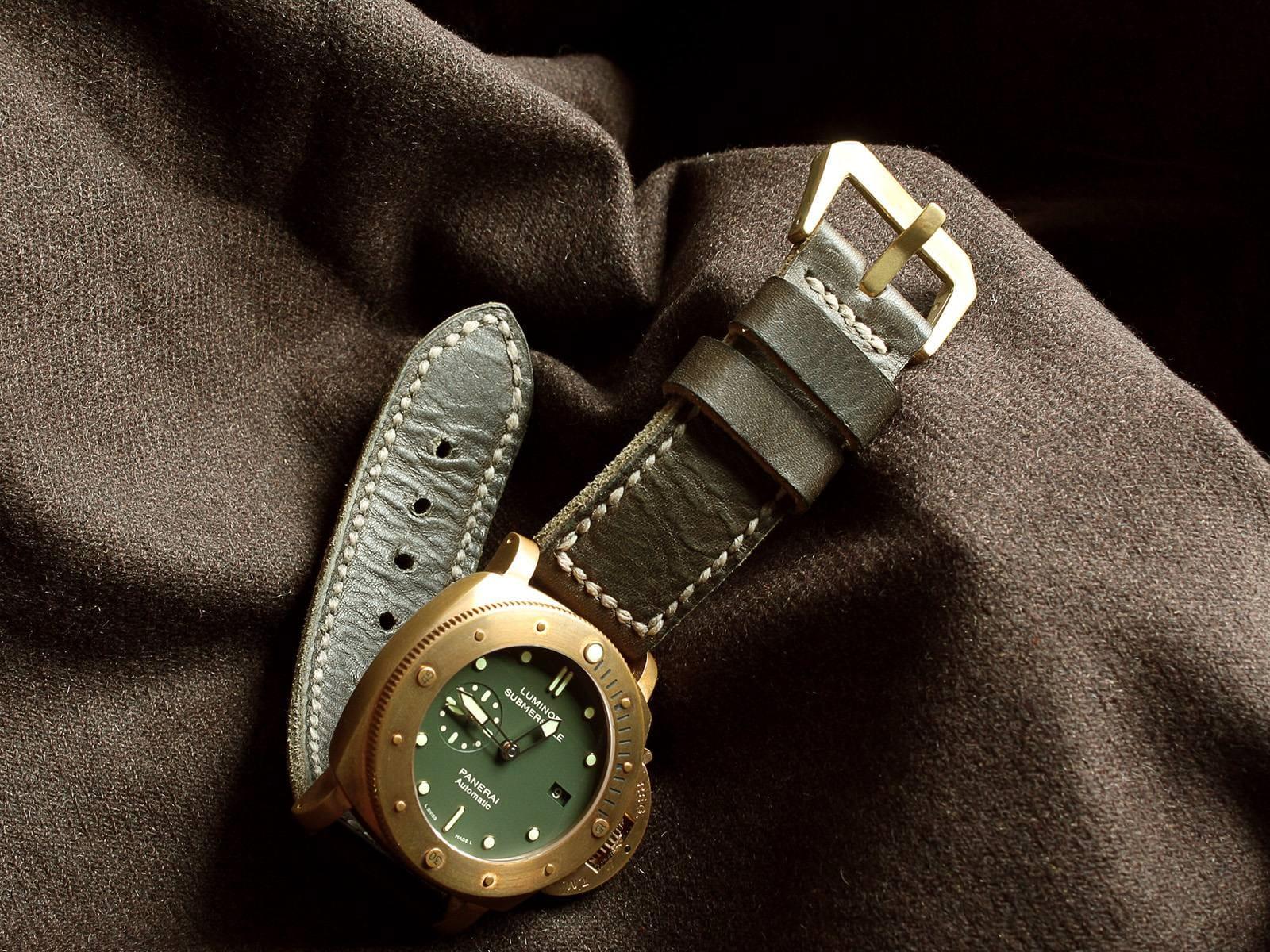 Bronze – Leather Watch Strap