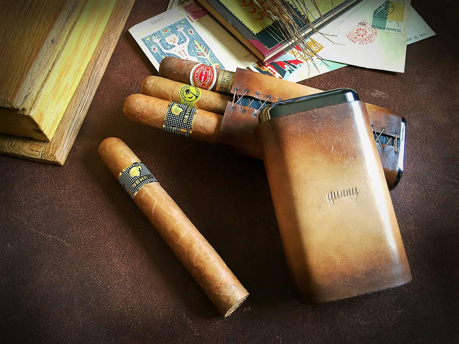 Cigar Case Brown