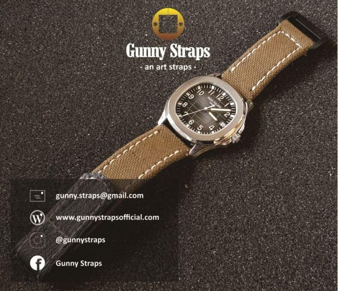 Canvas Khaki Hook & Loop – Canvas Watch Strap