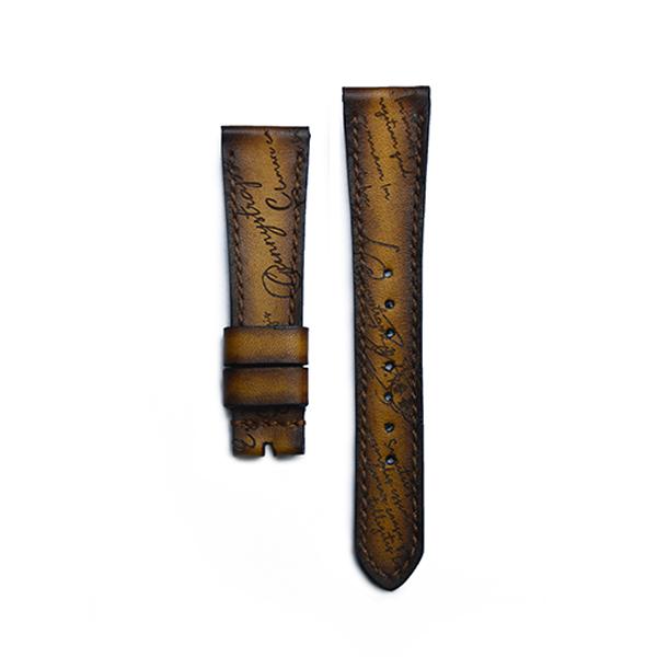 Ready Made – Brown Patina Scritto Strap