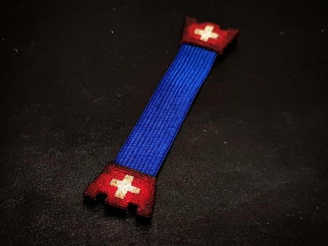 AP Kolor Strap – Blue Kolor with Swiss Flag