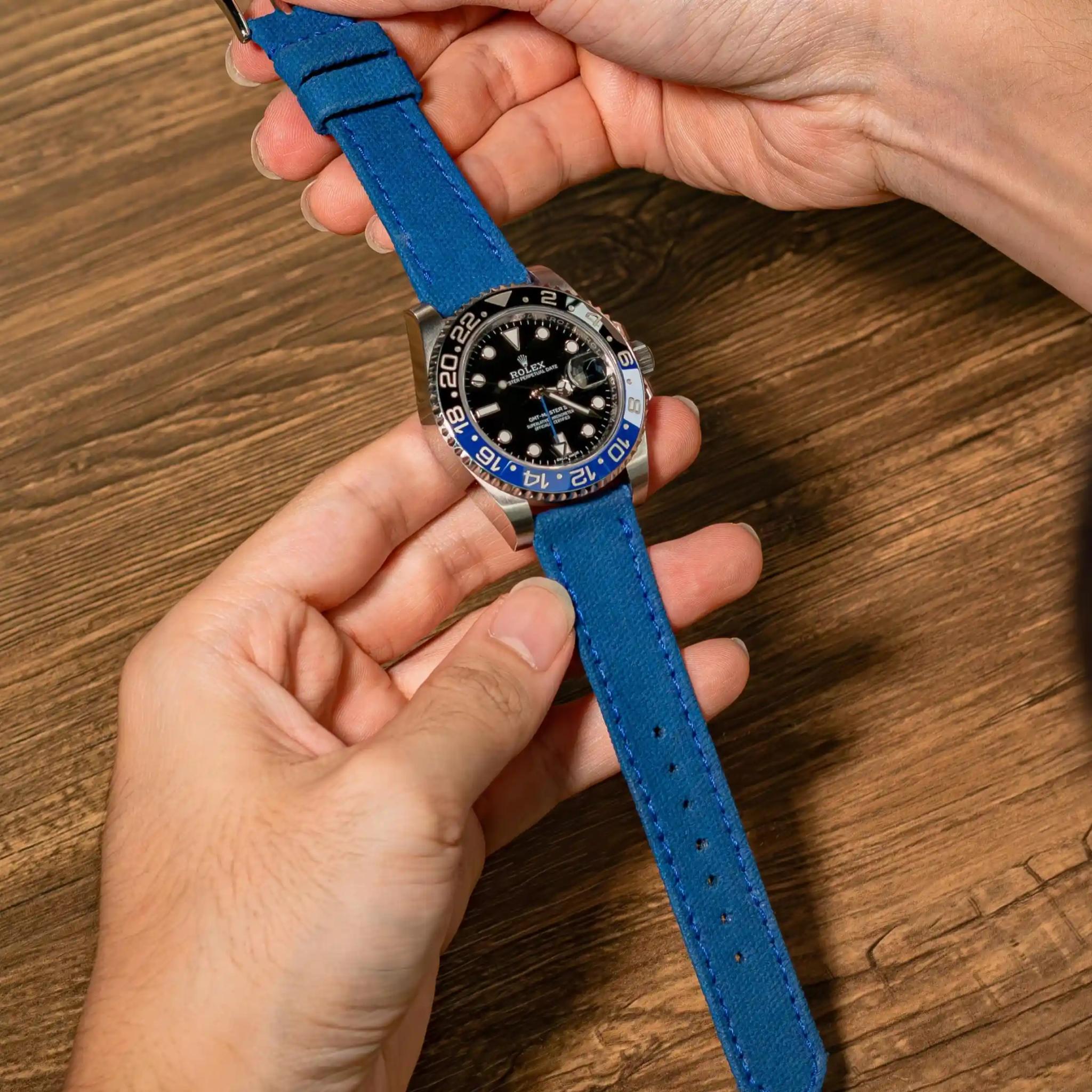 Rolex Canvas Strap – Japanese Canvas Dark Blue Navy