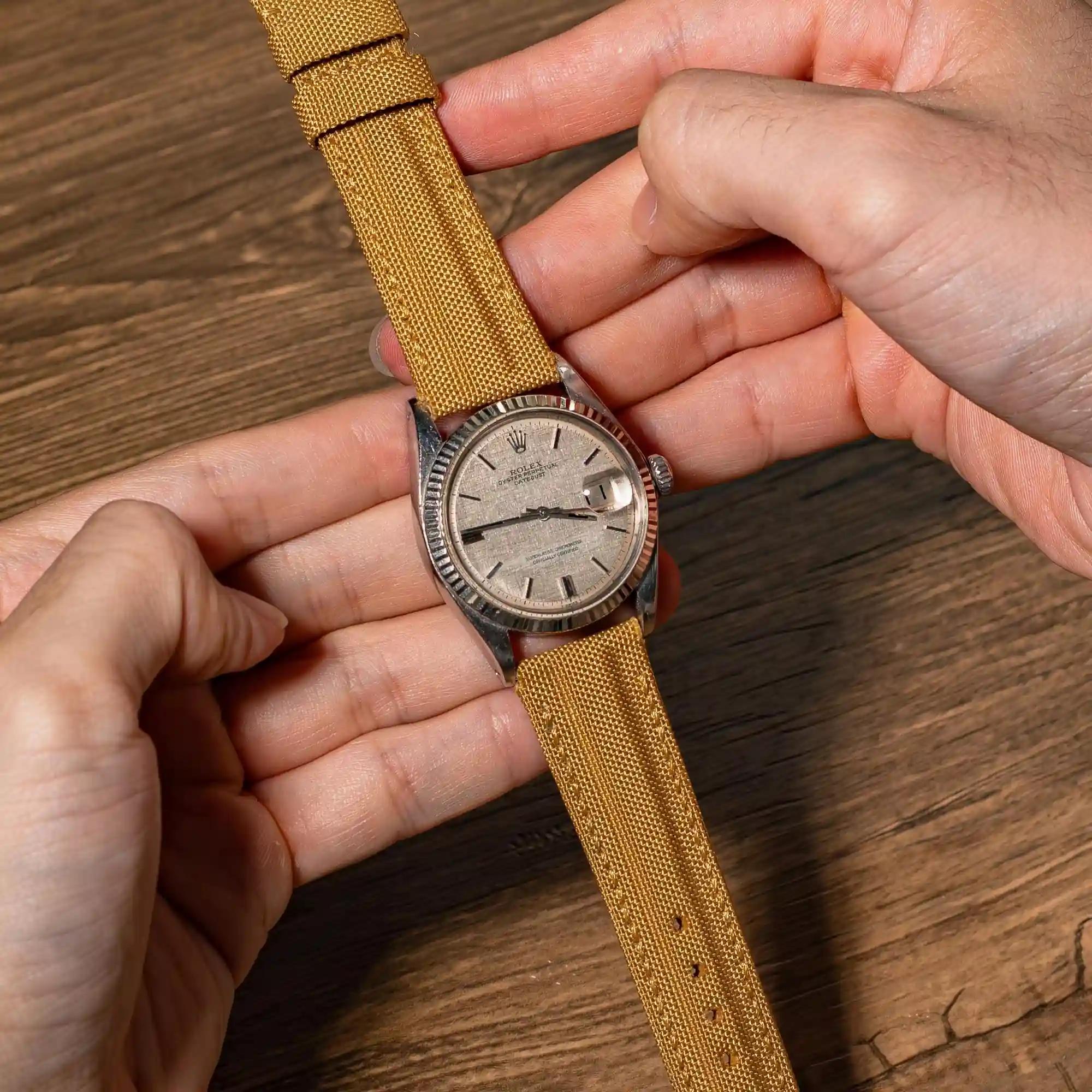 Kevlar Mustard – Kevlar Watch Strap