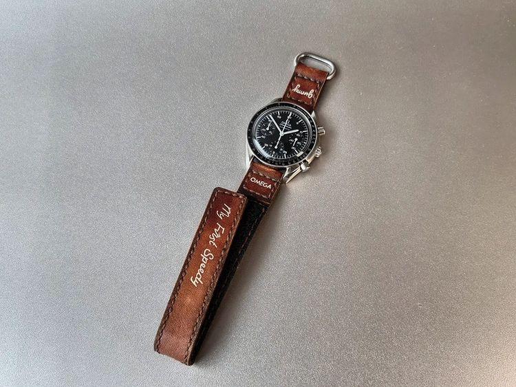 Moonstrap Dark Brown – Leather Watch Strap