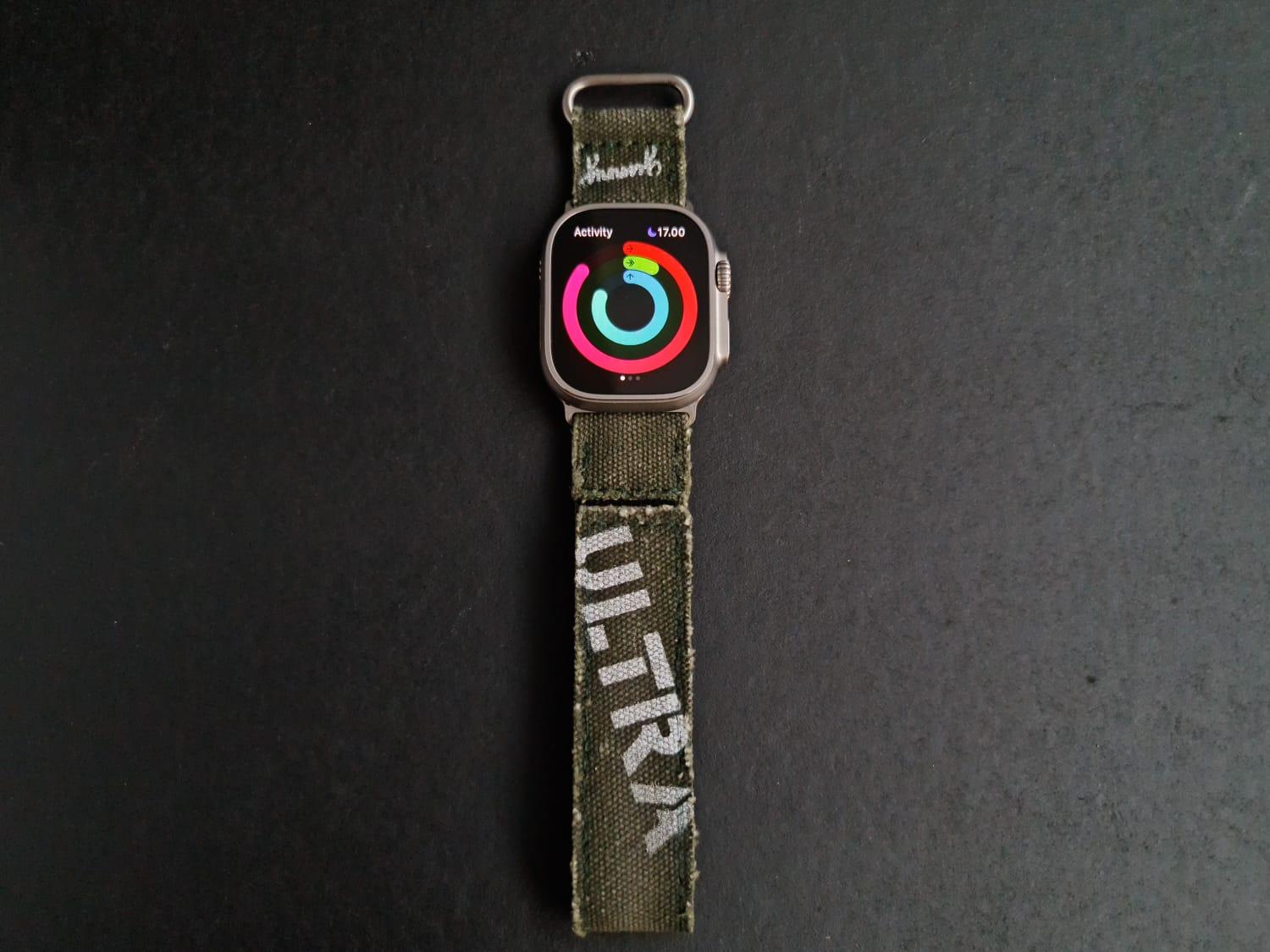 Ultra Canvas Army Green Hook & Loop – Canvas Watch Strap
