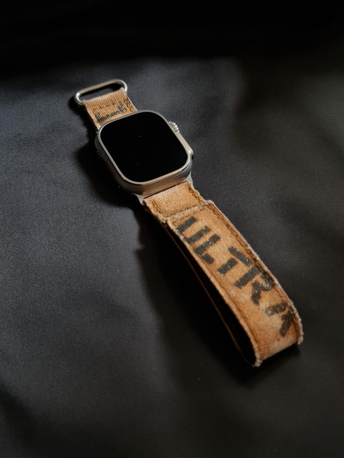 Ultra Canvas Beige Hook & Loop – Canvas Watch Strap