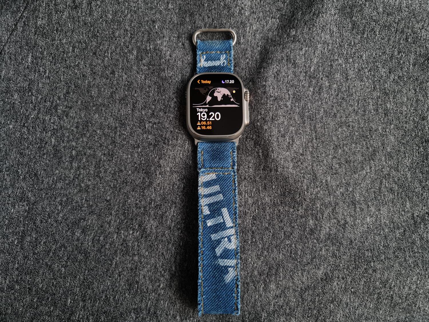 Ultra Canvas Blue Jeans Hook & Loop – Canvas Watch Strap