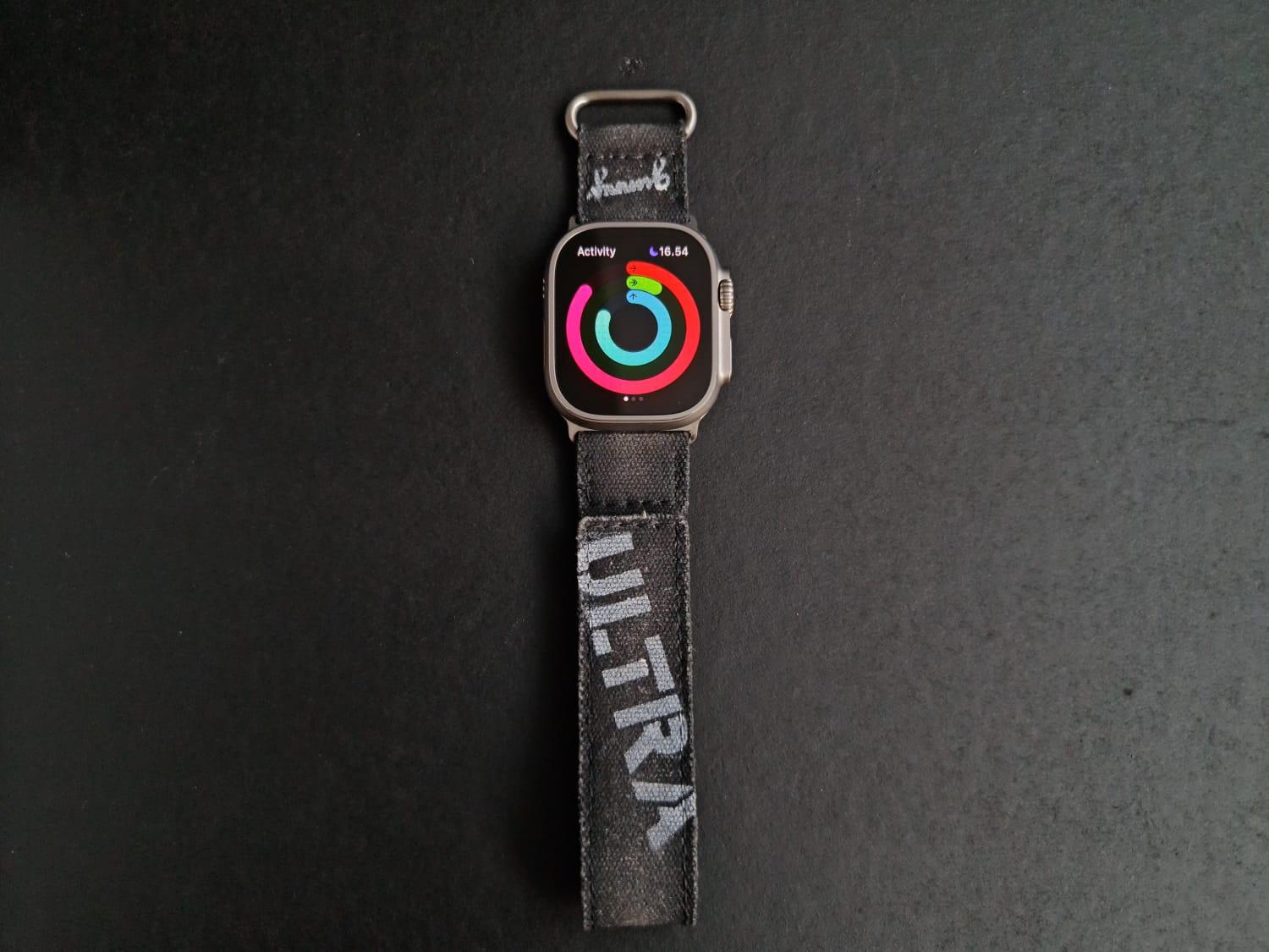 Ultra Canvas Dark Grey Hook & Loop – Canvas Watch Strap