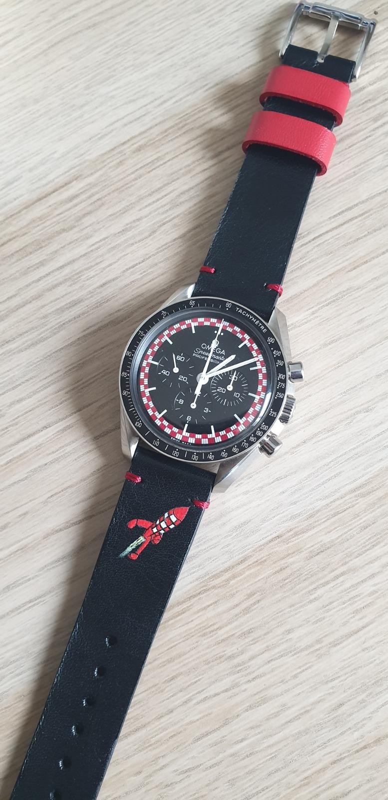Omega Leather Strap – Minimalist TinTin