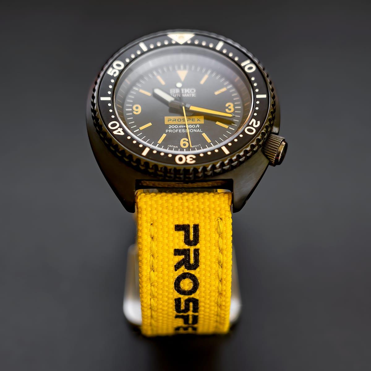 Yellow Canvas Seiko Pasion Edition – Canvas Watch Strap
