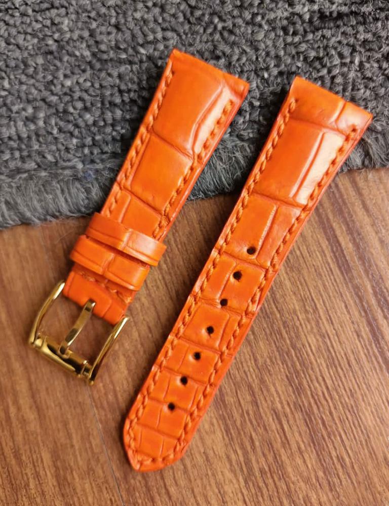 Orange Croco – Crocodile Watch Strap