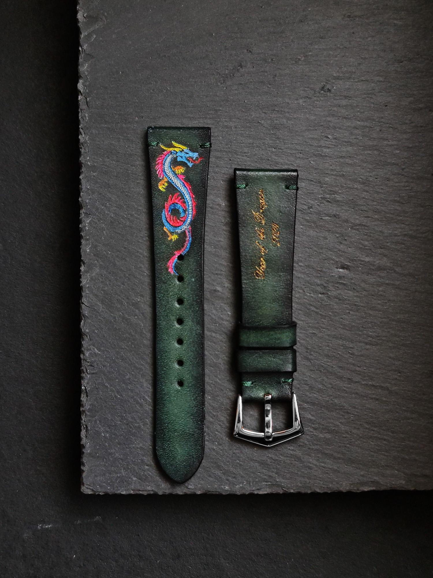 Year of the Dragon – Leather Watch Strap