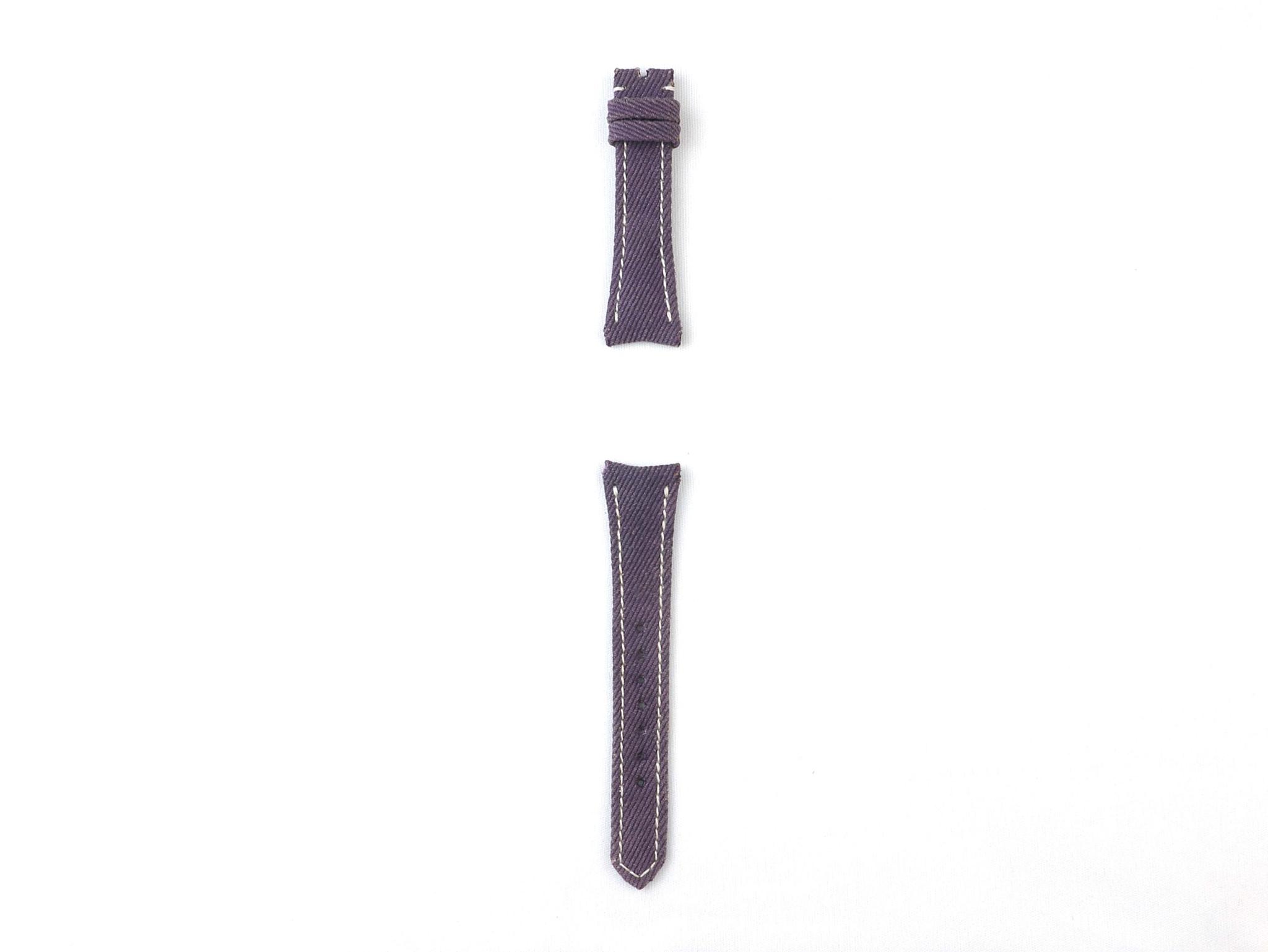 Omega Canvas Strap – Purple Denim