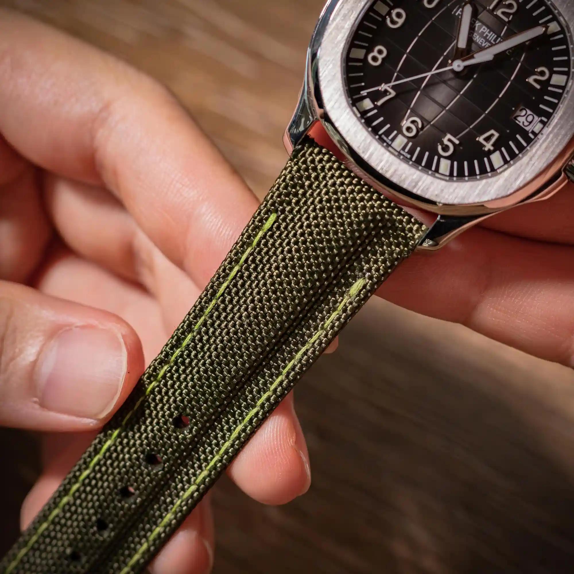 Patek Philippe Kevlar Strap – Kevlar Army Green