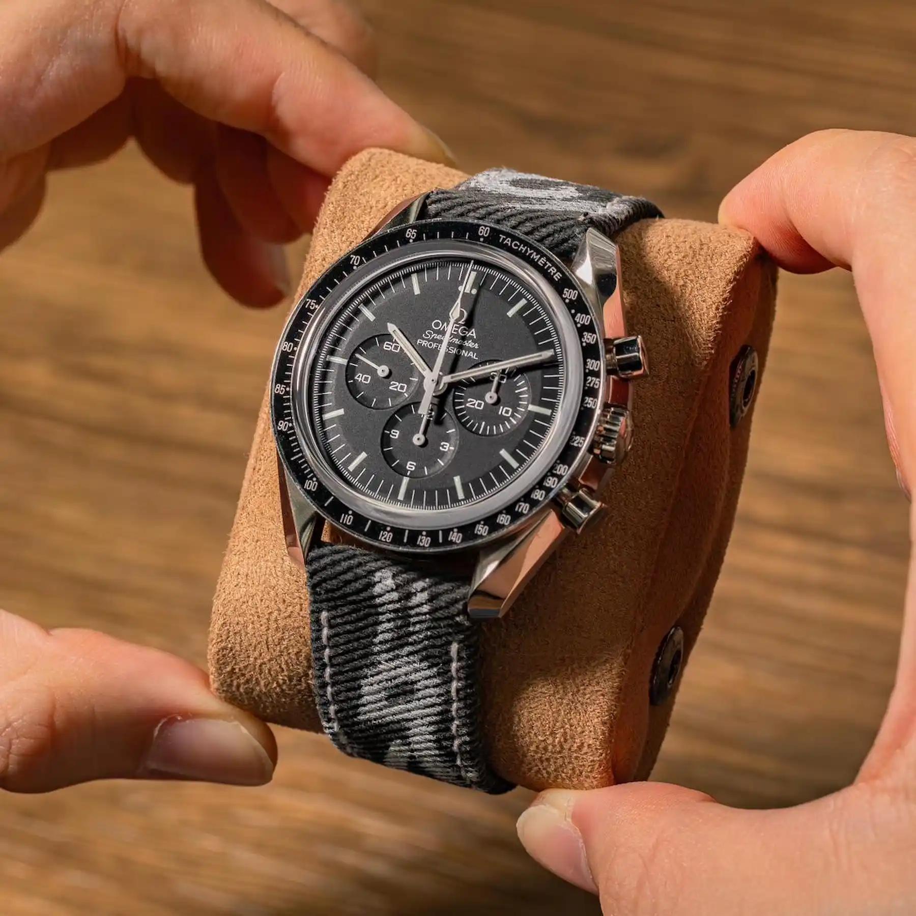 Omega Denim Strap – Black Calli Denim