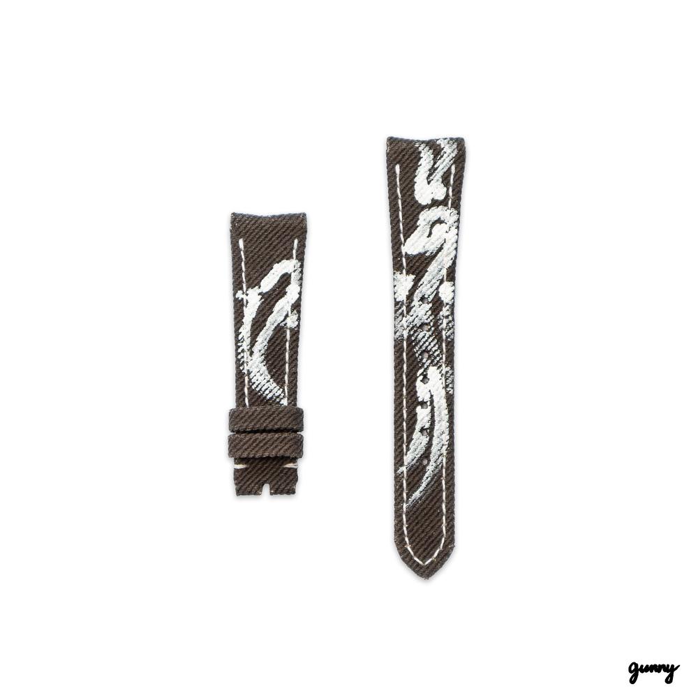 Patek Philippe Denim Strap – Dark Brown Calli Denim