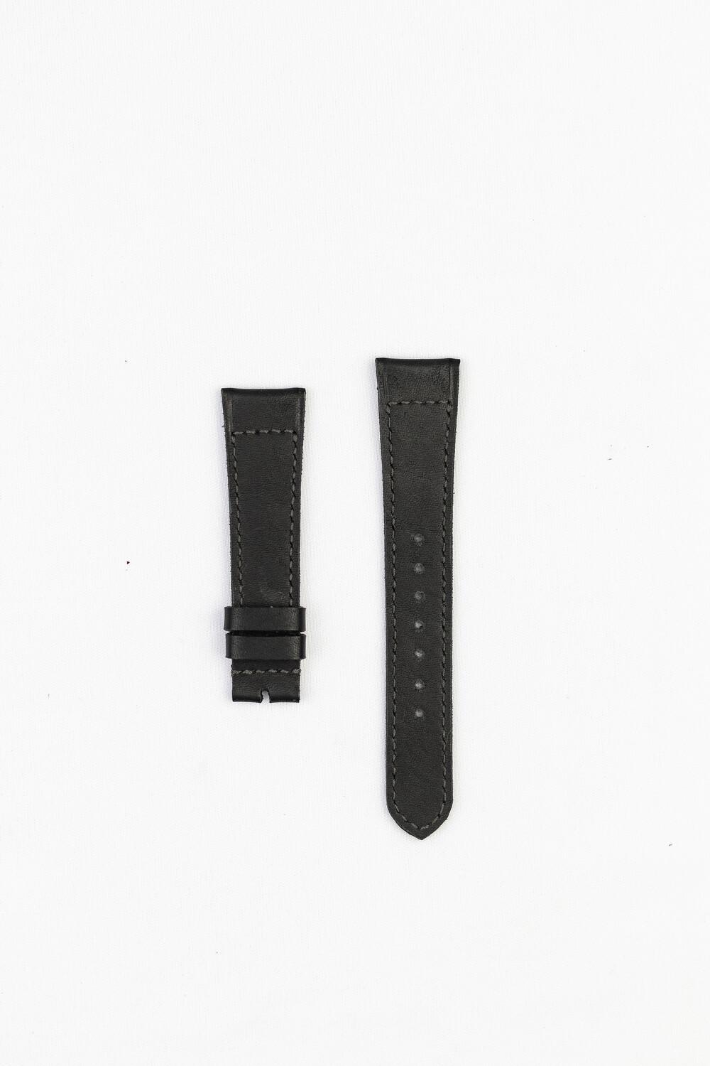 Omega Leather Strap – Little Caitlin Black