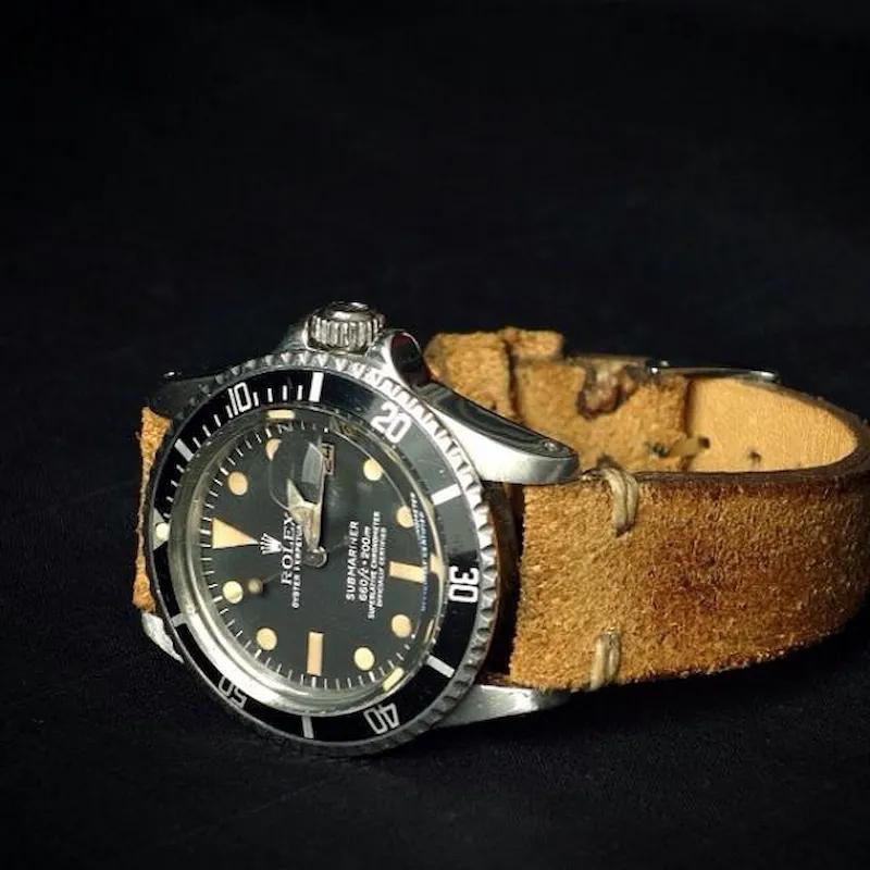 Rolex Leather Strap – Minimalist Beige