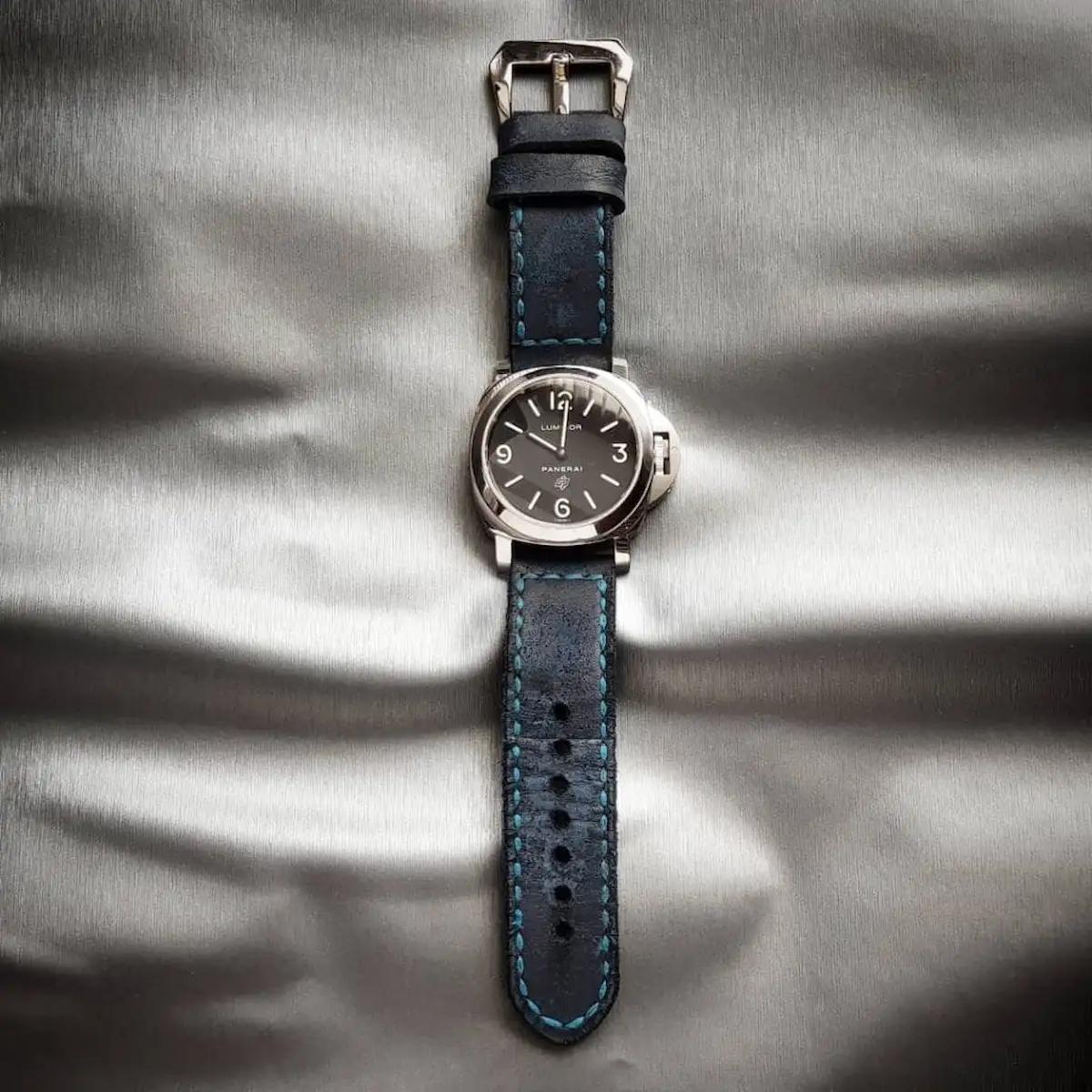 Panerai Leather Strap – Brutal Blue