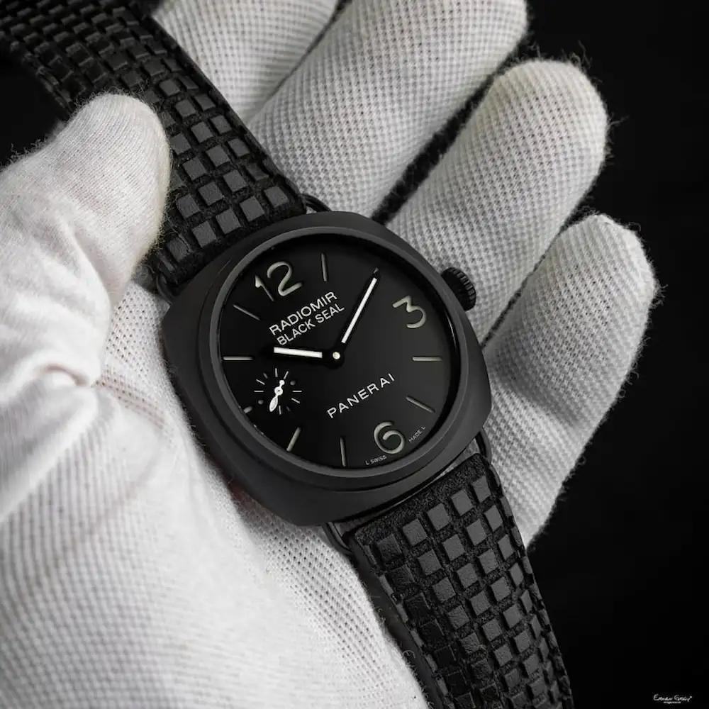 Panerai Leather Strap – Extreme Chessboard Black