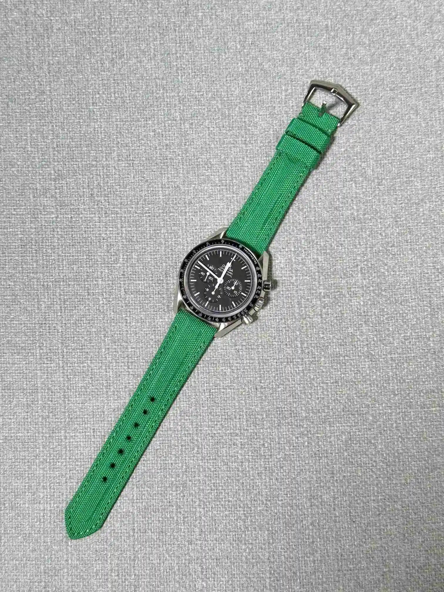 Omega Canvas Strap – Kevlar Green