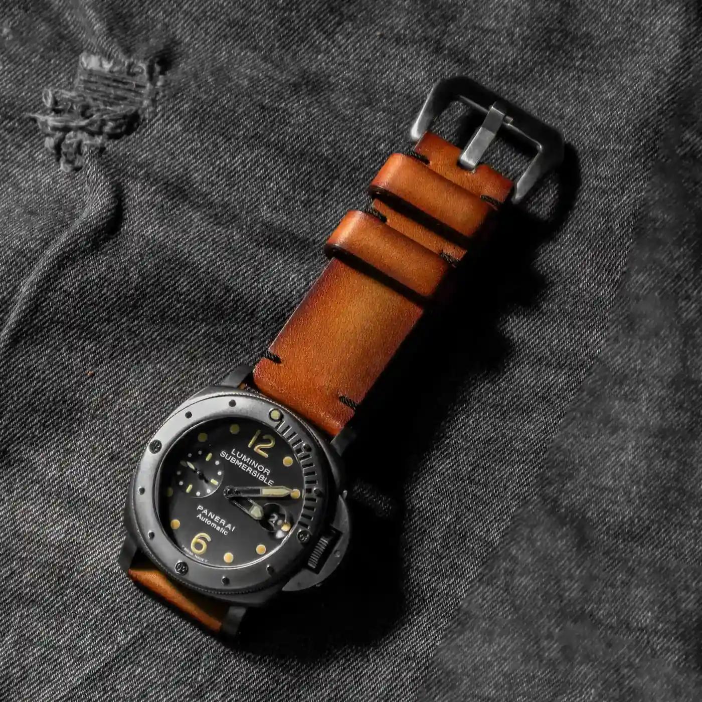 Panerai Leather Strap – 2010 Serie Minimal Stitch