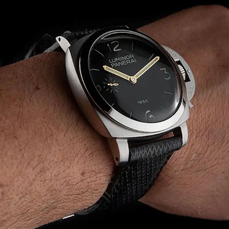 Panerai Leather Strap – Black Stupa