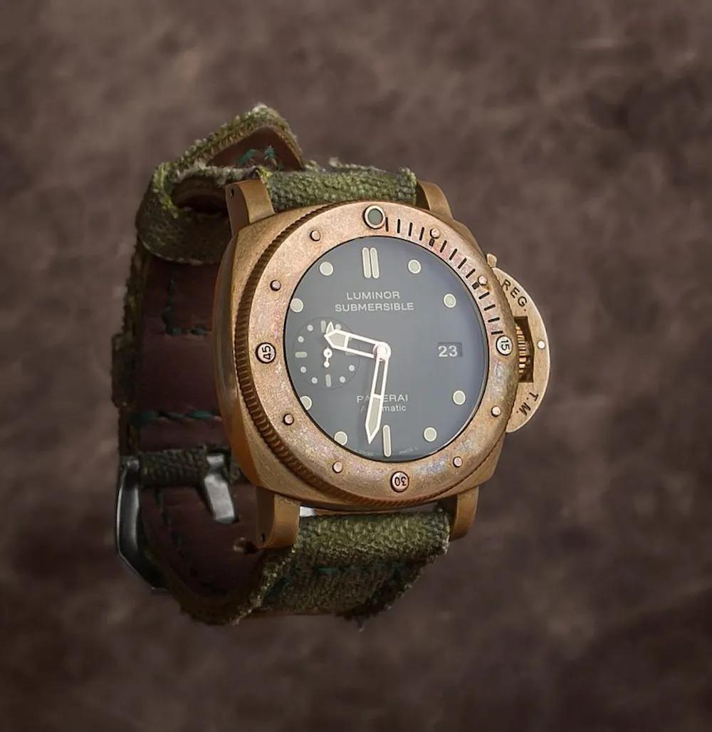 Panerai Canvas Strap – Canvas Verte