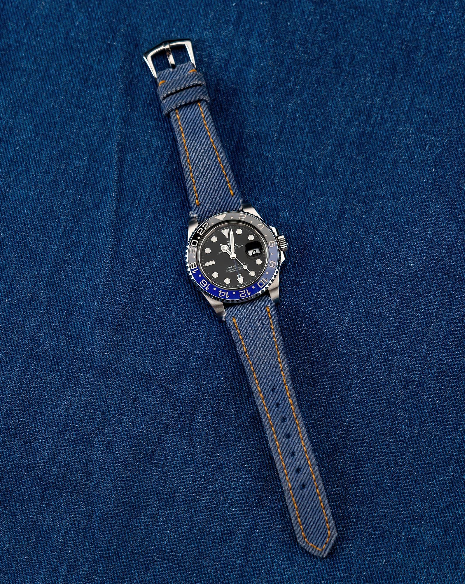 Indigo Blue Denim – Denim Watch Strap
