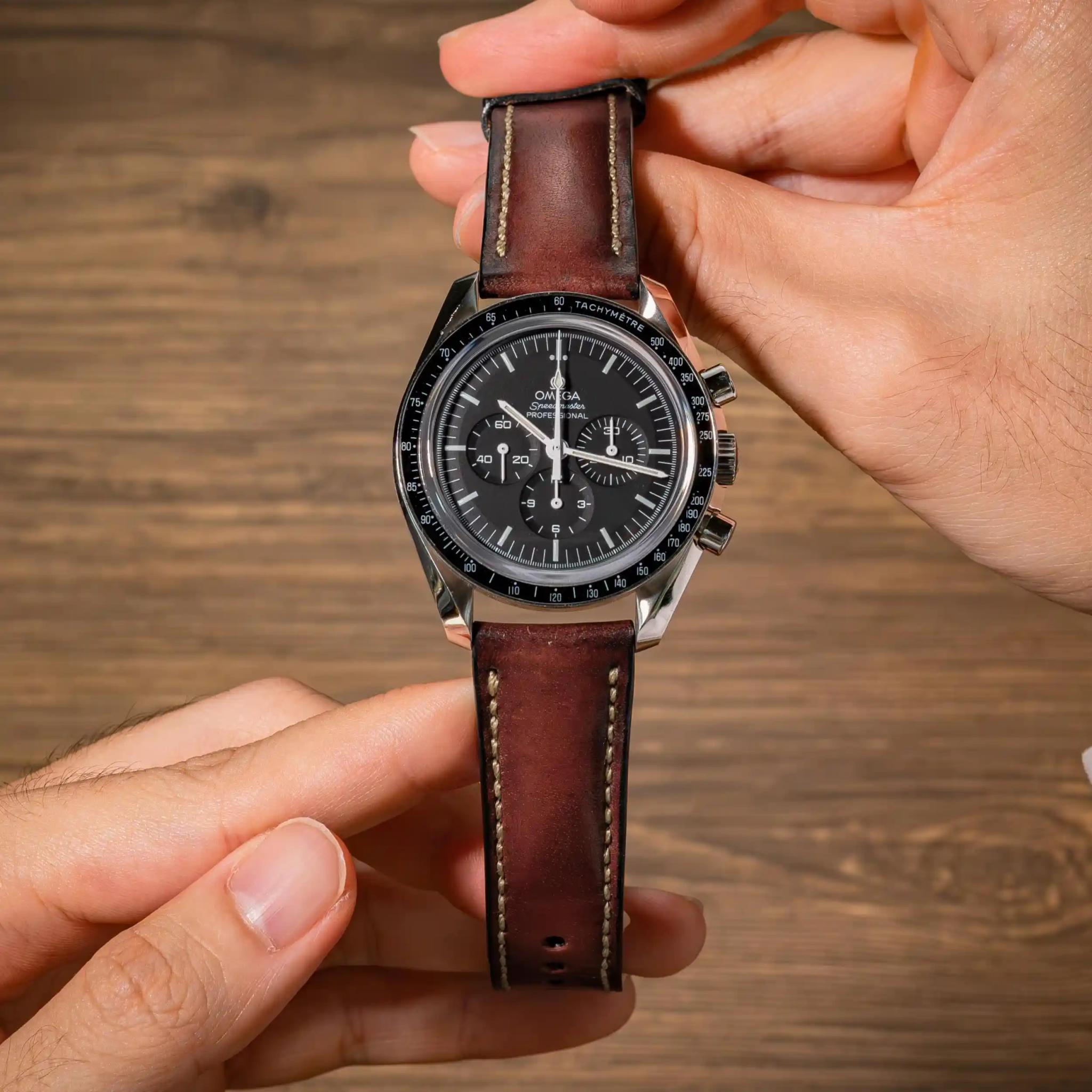 Omega Leather Strap – Artdeco 1