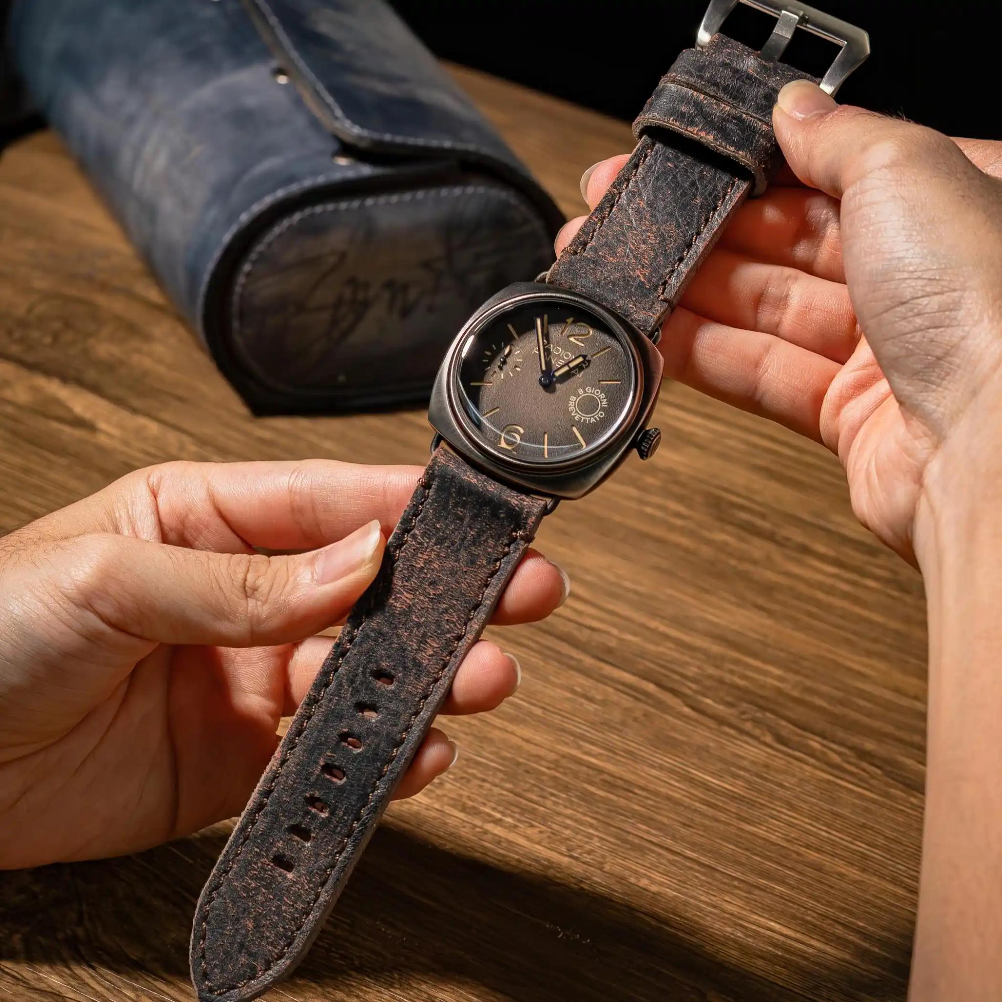 Panerai Leather Strap – Blackbay