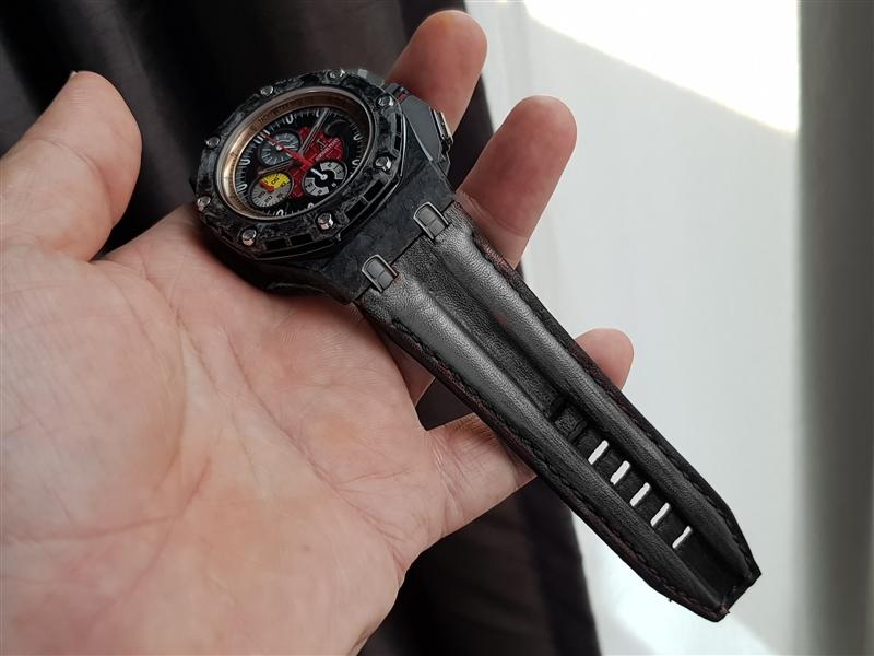 AP Leather Strap – Silver Double Muscular
