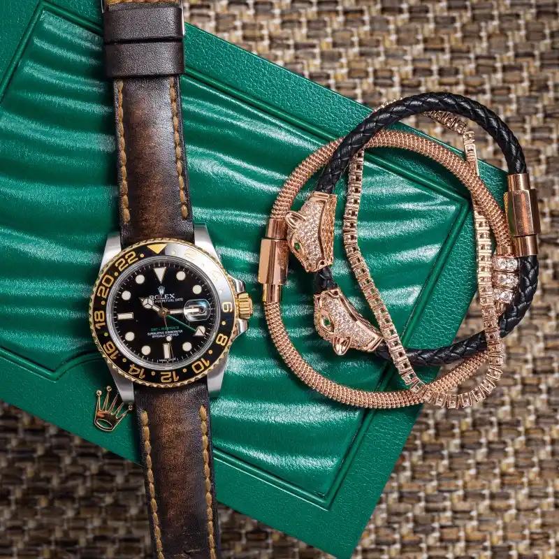 Arillo Tapered & Padded – Leather Watch Strap