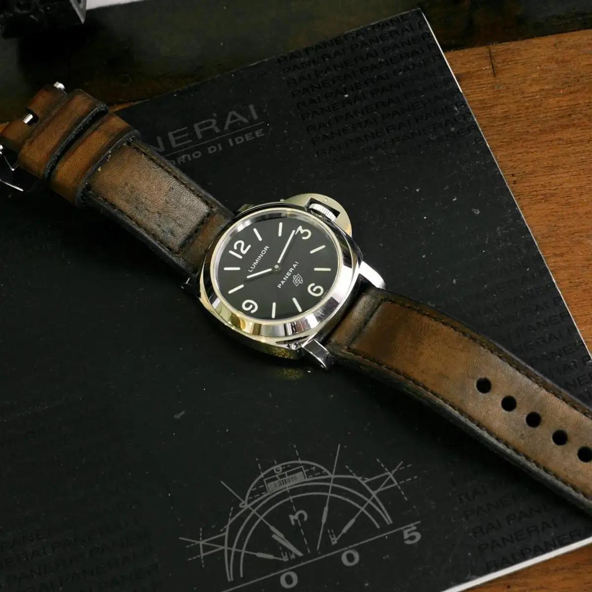 Panerai Leather Strap – Chocolate Fudge