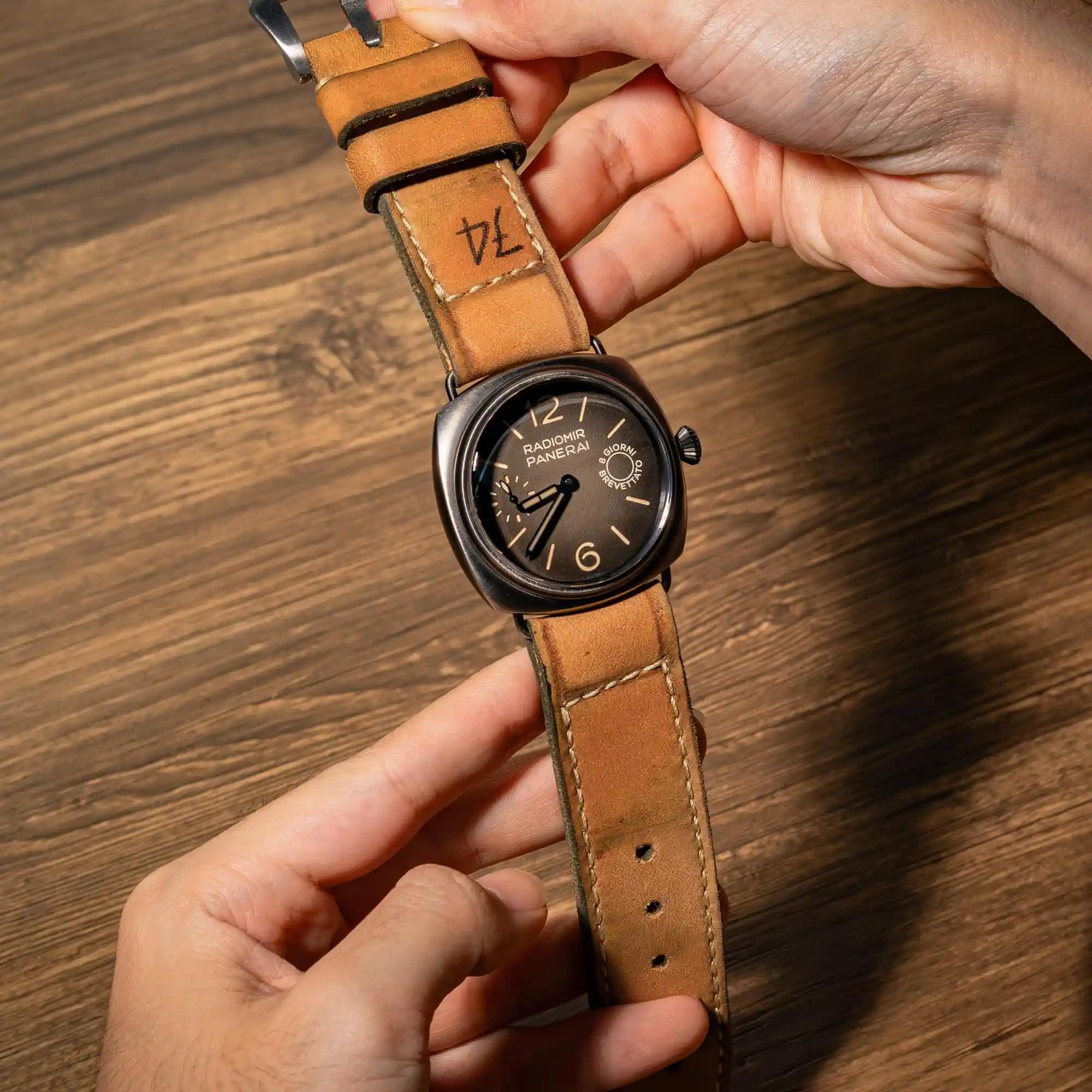 74 Serie – Leather Watch Strap