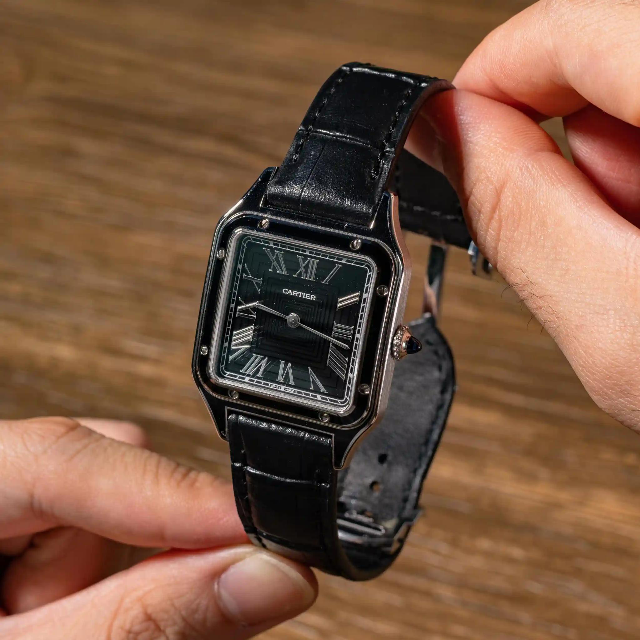 Black Croco – Crocodile Watch Strap